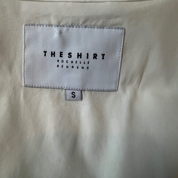 The Shirt Amalia ruffle neck white ruffle button up sz S - Picture 13 of 14